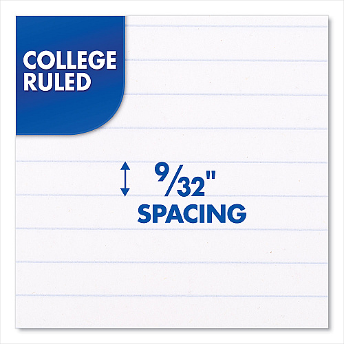 Mead Spiral Notebook, 1-Subject, Medium/College Rule, Assorted Cover Colors, (70) 10.5 x 8 Sheets, 6/Pack (73065)