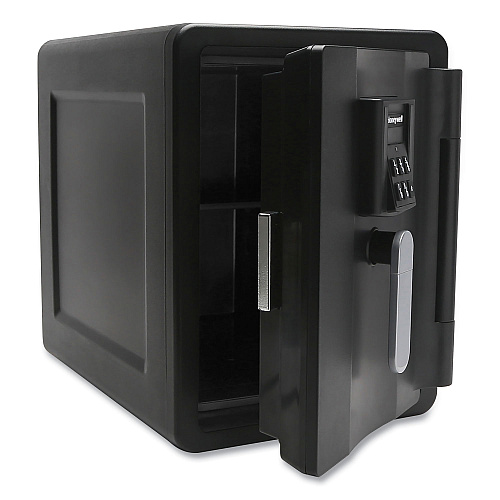 Honeywell Fire and Waterproof Safe with Digital Lock, 11.8 x 16.7 x 15.6, 0.7 cu ft, Black (2901)