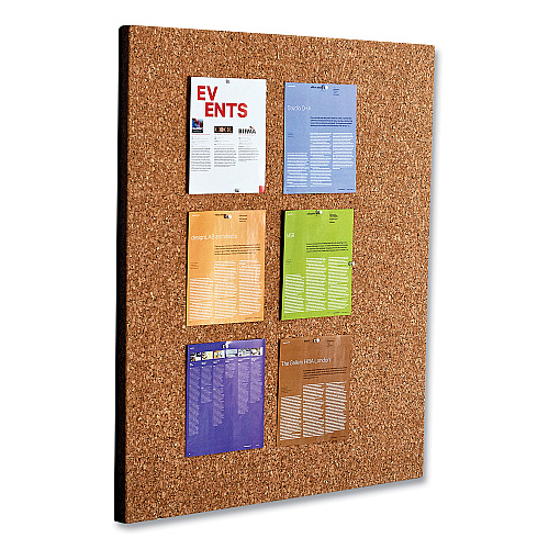 Iceberg iDesign Frameless Cork Bulletin Board, 46 x 36, Tan Surface (35011)