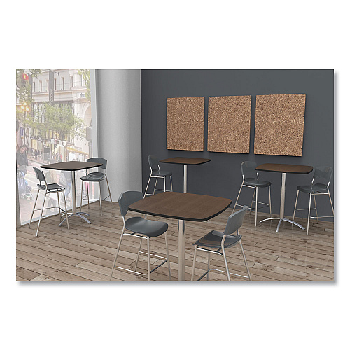 Iceberg iDesign Frameless Cork Bulletin Board, 46 x 36, Tan Surface (35011)
