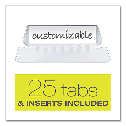Pendaflex Recycled Hanging File Folders, Letter Size, 1/5-Cut Tabs, Assorted Colors, 25/Box (81667)