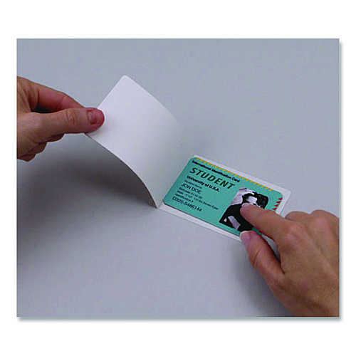 Fellowes Self-Adhesive Laminating Pouches, 5 mil, 4.25" x 6.25", Gloss Clear, 5/Pack (5220401)