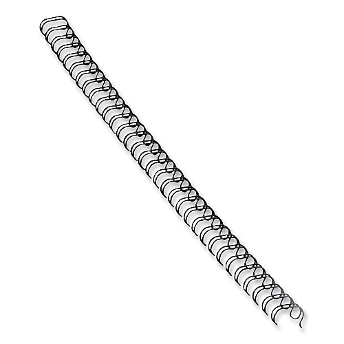 Fellowes Wire Bindings, 5/16" Diameter, 50 Sheet Capacity, Black, 25/Pack (5255201)