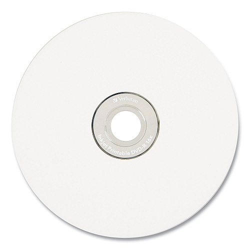 Verbatim DVD-R Recordable Disc, 4.7 GB, 16x, Spindle, White, 50/Pack (95137)