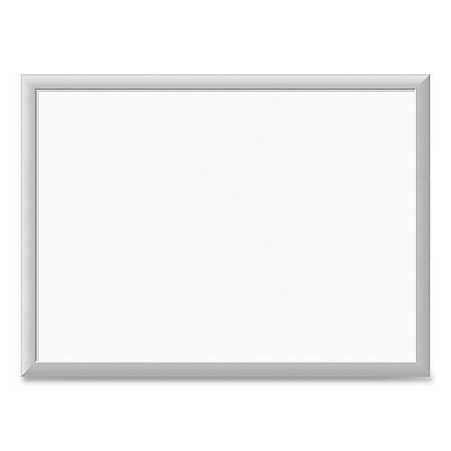 U Brands Melamine Dry Erase Board, 23 x 17, White Surface, Silver Frame (030U0001)
