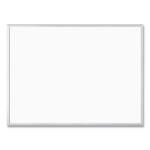 U Brands Melamine Dry Erase Board, 47 x 35, White Surface, Silver Frame (032U0001)