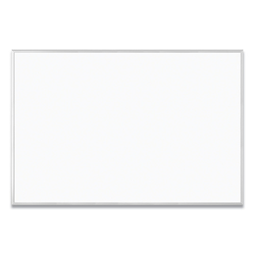 U Brands Melamine Dry Erase Board, 70 x 47, White Surface, Silver Frame (033U0001)