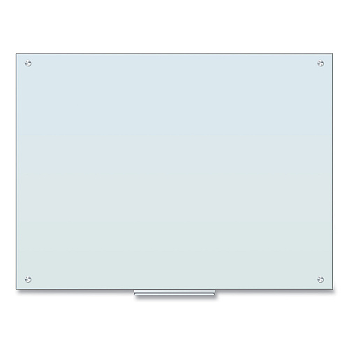 U Brands Glass Dry Erase Board, 47 x 35, White Surface (121U0001)