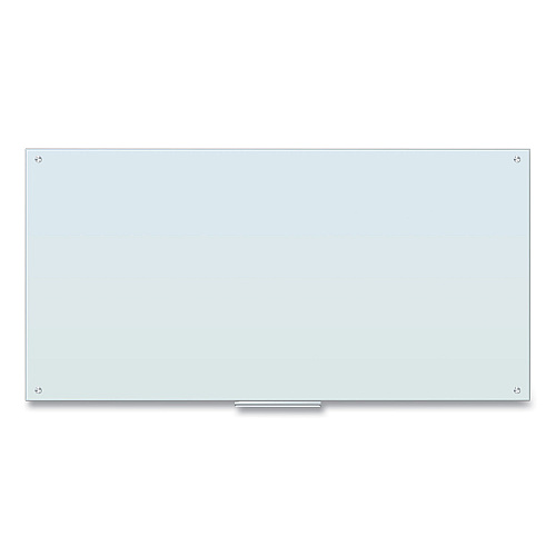 U Brands Glass Dry Erase Board, 70 x 35, White Surface (123U0001)
