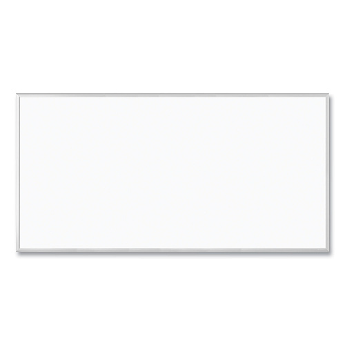 U Brands Magnetic Dry Erase Board with Aluminum Frame, 95 x 47, White Surface, Silver Frame (2891U0001)