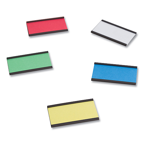 U Brands Data Card Replacement, 2 x 1, Assorted Colors, 1,000/Pack (FM1312)
