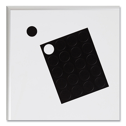 U Brands Heavy-Duty Board Magnets, Circles, Black, 0.75" Diameter, 20/Pack (FM1605)