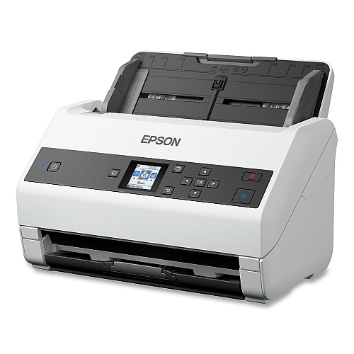 Epson DS-970 Color Duplex Workgroup Document Scanner, 1200 dpi Optical Resolution, 100-Sheet Duplex Auto Document Feeder (B11B251201)