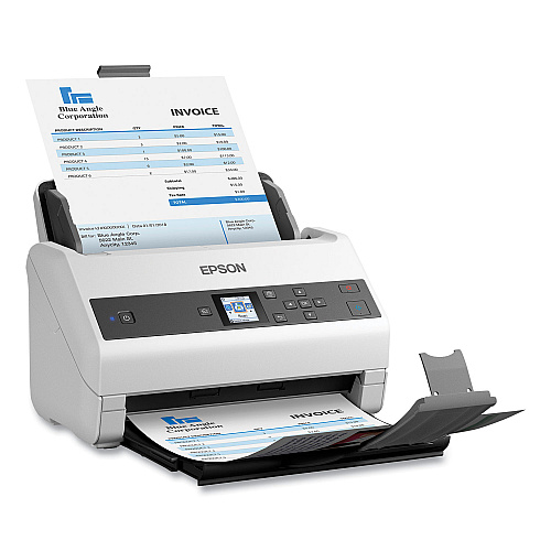 Epson DS-970 Color Duplex Workgroup Document Scanner, 1200 dpi Optical Resolution, 100-Sheet Duplex Auto Document Feeder (B11B251201)