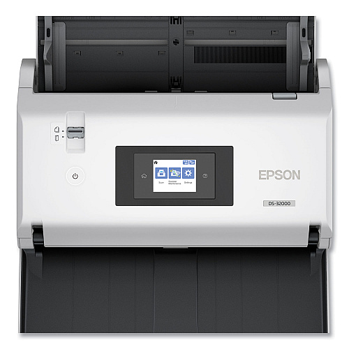 Epson DS-32000 Large-Format Document Scanner, Scans Up to 12" x 220", 1200 dpi Optical Res, 120-Sheet Duplex Auto Document Feeder (B11B256201)