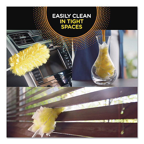 Swiffer Heavy Duty Dusters Starter Kit, 6" Handle with Two Disposable Dusters (08109KT)