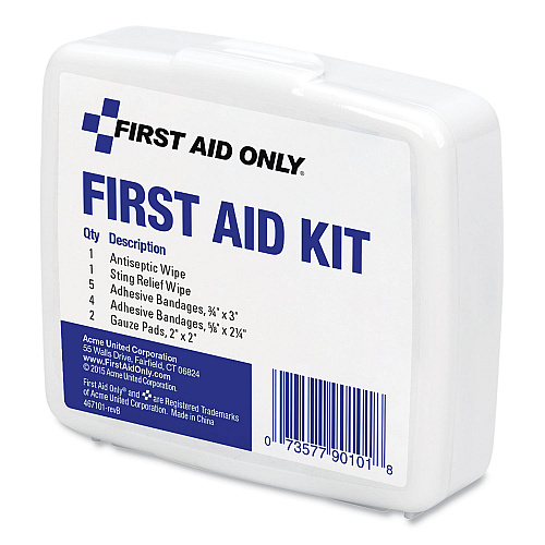 PhysiciansCare First Aid On the Go Kit, Mini, 13 Pieces, Plastic Case (90101)