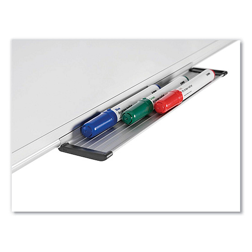 MasterVision Porcelain Value Dry Erase Board, 48 x 96, White Surface, Silver Aluminum Frame (CR1501170MV)