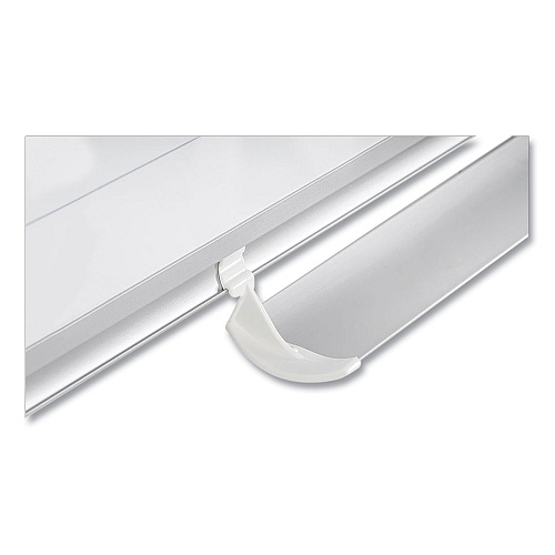 MasterVision Ruled Magnetic Steel Dry Erase Planning Board, 48 x 36, White Surface, Silver Aluminum Frame (MA0594830)