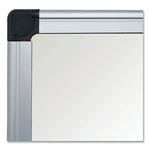 MasterVision Value Lacquered Steel Magnetic Dry Erase Board, 96 x 48, White Surface, Silver Aluminum Frame (MA2107170)