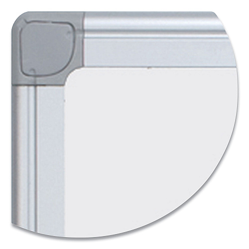 MasterVision Earth Silver Easy-Clean Dry Erase Board, Reversible, 72 x 48, White Surface, Silver Aluminum Frame (MA2700790)