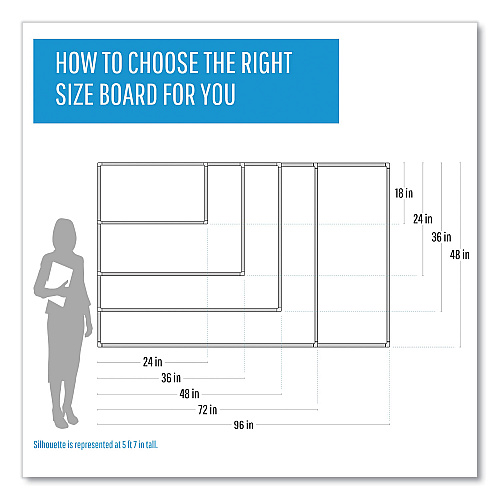 MasterVision Gridded Magnetic Steel Dry Erase Planning Board, 1 x 2 Grid, 72 x 48, White Surface, Silver Aluminum Frame (MA2792830)
