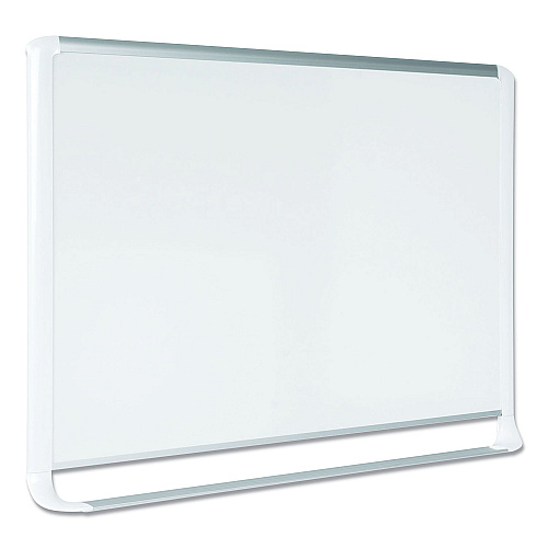MasterVision Gold Ultra Magnetic Dry Erase Boards, 36 x 24, White Surface, White Aluminum Frame (MVI030205)