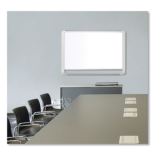 MasterVision Gold Ultra Magnetic Dry Erase Boards, 48 x 36, White Surface, White Aluminum Frame (MVI050205)