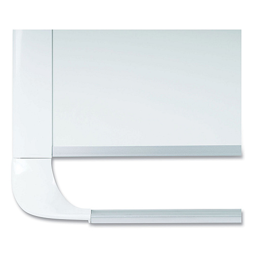 MasterVision Gold Ultra Magnetic Dry Erase Boards, 48 x 36, White Surface, White Aluminum Frame (MVI050205)