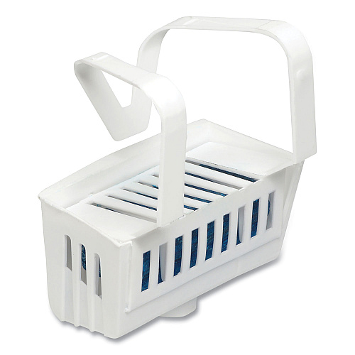 Big-D Non-Para Toilet Bowl Block, Lasts 30 Days, Evergreen Scent, White, 12/Box (661)