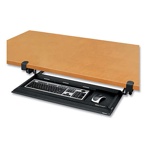 Fellowes Designer Suites DeskReady Keyboard Drawer, 19.19w x 9.81d, Black Pearl (8038302)