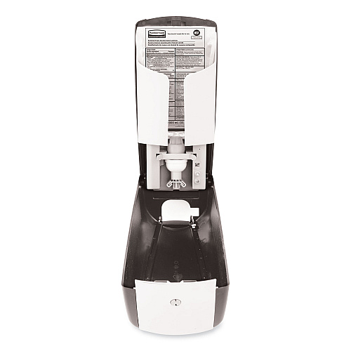 Rubbermaid Commercial AutoFoam Touch-Free Dispenser, 1,100 mL, 5.2 x 5.25 x 10.9, Black/Chrome (750411)