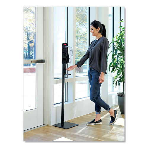Rubbermaid Commercial AutoFoam Touch-Free Dispenser, 1,100 mL, 5.2 x 5.25 x 10.9, Black/Chrome (750411)