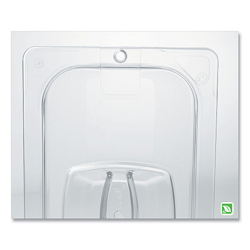 Rubbermaid Commercial Food/Tote Box Lids, 12 x 18, Clear, Plastic (3310CLE)