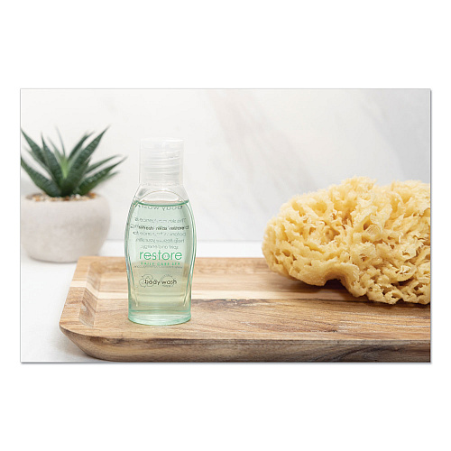 Dial Amenities Restore Body Wash, Clean Scent, # 1 1/2 Bottle, 288/Carton (00027)