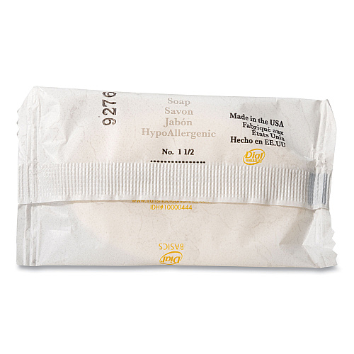 Dial Amenities Amenities Cleansing Soap, Pleasant Scent, # 1 1/2, 500/Carton (06010A)