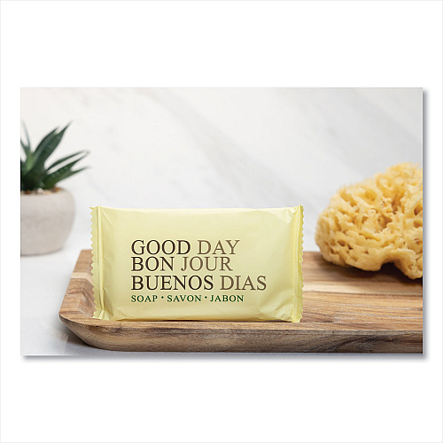 Good Day Amenity Bar Soap, Pleasant Scent, # 1 1/2, 500/Carton (390150A)
