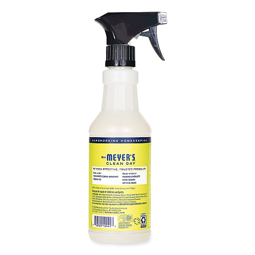Mrs. Meyer's Multi Purpose Cleaner, Lemon Scent, 16 oz Spray Bottle, 6/Carton (373223)