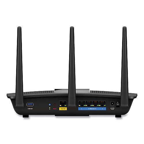 Linksys MAX-STREAM AC1900 MU-MIMO Gigabit Wi-Fi Router, 6 Ports, Dual-Band 2.4 GHz/5 GHz (EA7450)