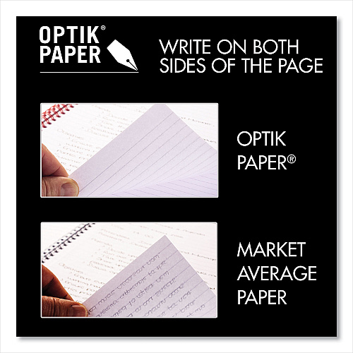 Black n' Red Hardcover Twinwire Notebooks, SCRIBZEE Compatible, 1-Subject, Wide/Legal Rule, Black Cover, (70) 9.88 x 6.88 Sheets (400110532)