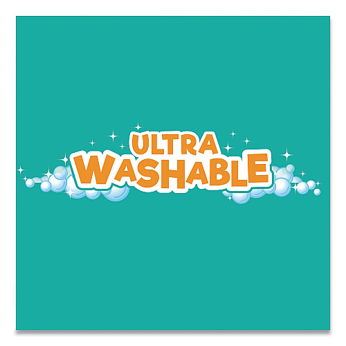 BIC Kids Ultra Washable Markers, Plastic Tube, Medium Bullet Tip, Assorted Colors, 20/Pack (BKCMD20AST)