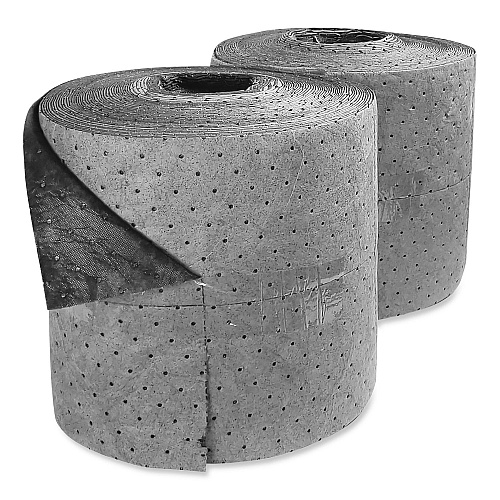 HOSPECO TASKBrand All Sorb Industrial Sorbent Roll, 24.5 gal, 15" x 150 ft, 2/Carton (ASINBR2)