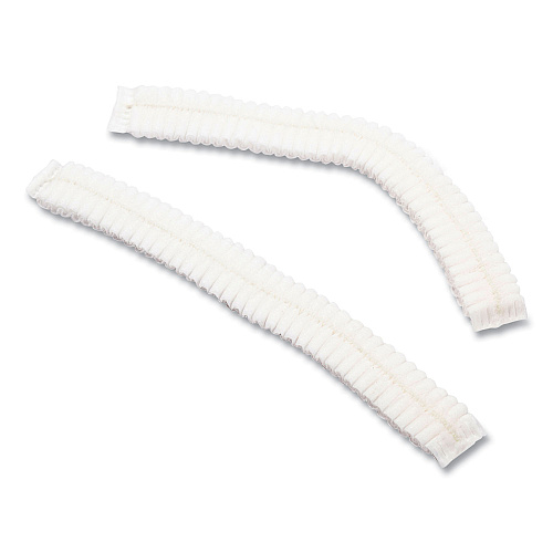 AmerCareRoyal Latex-Free Operating Room Cap, Pleated, Polypropylene, 21", White, 100 Caps/Pack, 10 Packs/Carton (RP110NWP)
