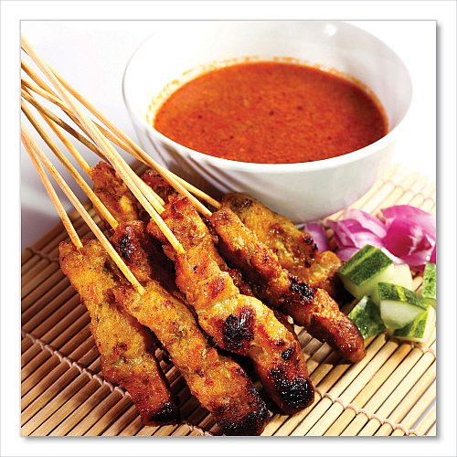 AmerCareRoyal Bamboo Skewers, Paper, 10", White, 100/Pack, 10 Packs/Box, 12 Boxes/Carton (R813)