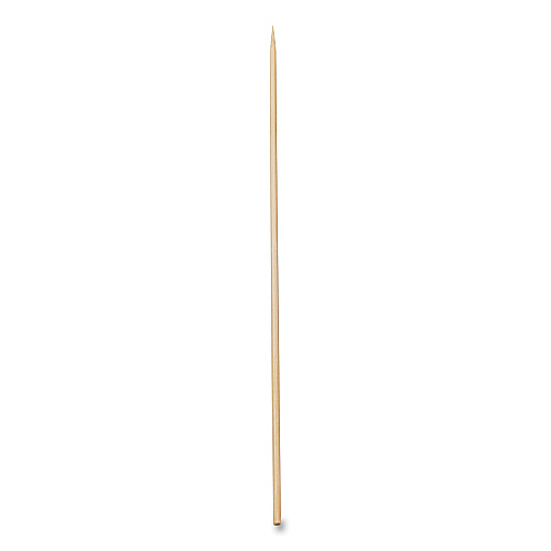AmerCareRoyal Bamboo Skewers, Paper, 10", White, 100/Pack, 10 Packs/Box, 12 Boxes/Carton (R813)