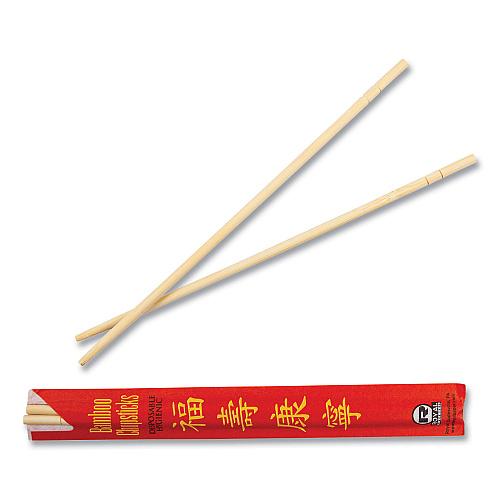 AmerCareRoyal Chopsticks, Bamboo, 9", Natural, 1000/Carton (R809)