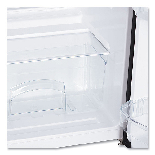 Avanti Counter-Height 3.1 Cu. Ft Two-Door Refrigerator/Freezer, Black/Stainless Steel (RA31B3S)