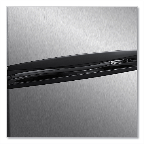 Avanti Counter-Height 3.1 Cu. Ft Two-Door Refrigerator/Freezer, Black/Stainless Steel (RA31B3S)