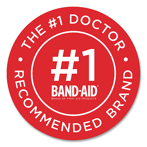 BAND-AID Flexible Fabric Adhesive Tough Strip Bandages, 1 x 4, 20/Box (4408)