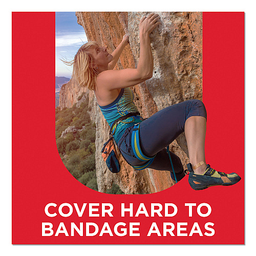 BAND-AID Flexible Fabric Adhesive Bandages, Assorted, 100/Box (11507800)